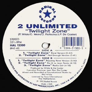 2 Unlimited - Twilight Zone (Vinyl!)