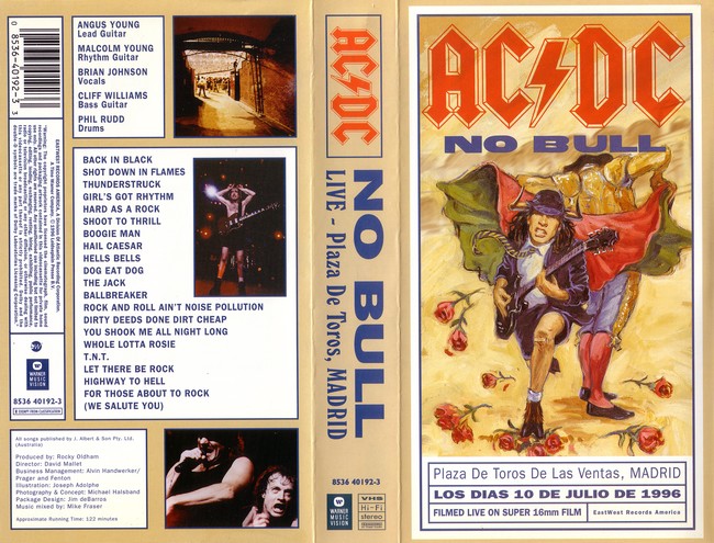 Ac Dc No Bull Dvd Storage