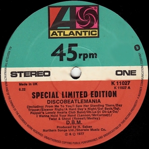 D B M - Discobeatlemania (Vinyl!)