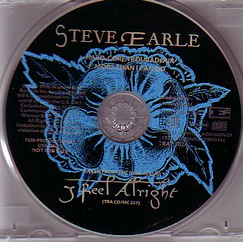 Earle Steve - Feel Alright Pic Disc PROMO